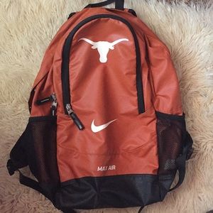 Nike max air Texas longhorn Backpack